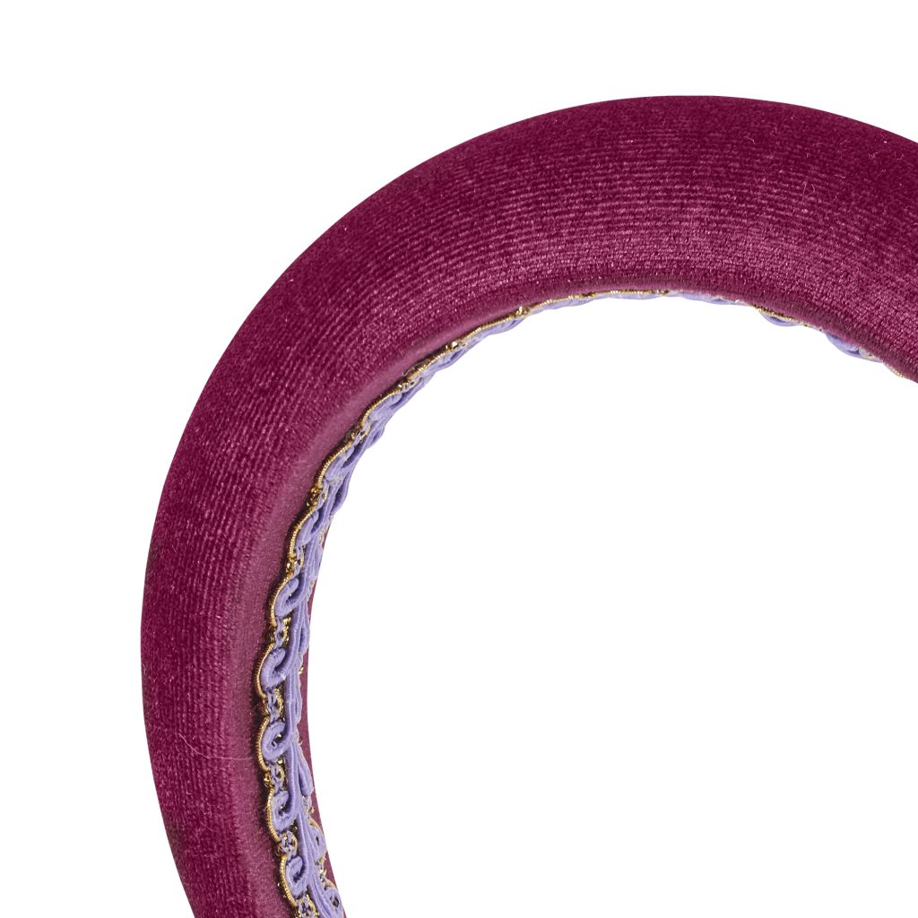 Cerchietto per Capelli Donna Bombato in Velluto