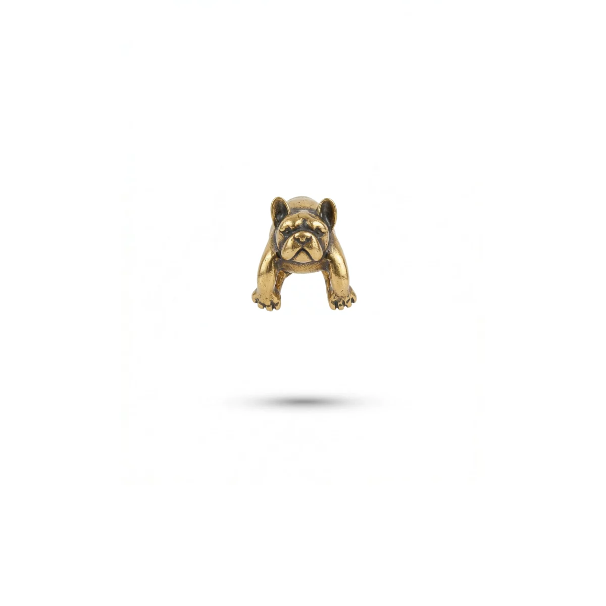 Charm Bulldog gold