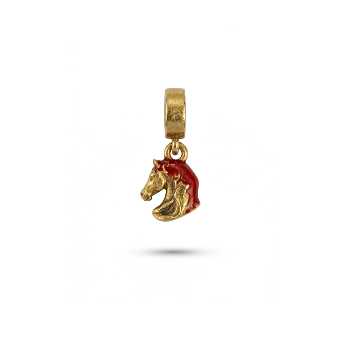 Charm Cavallo di fuoco gold
