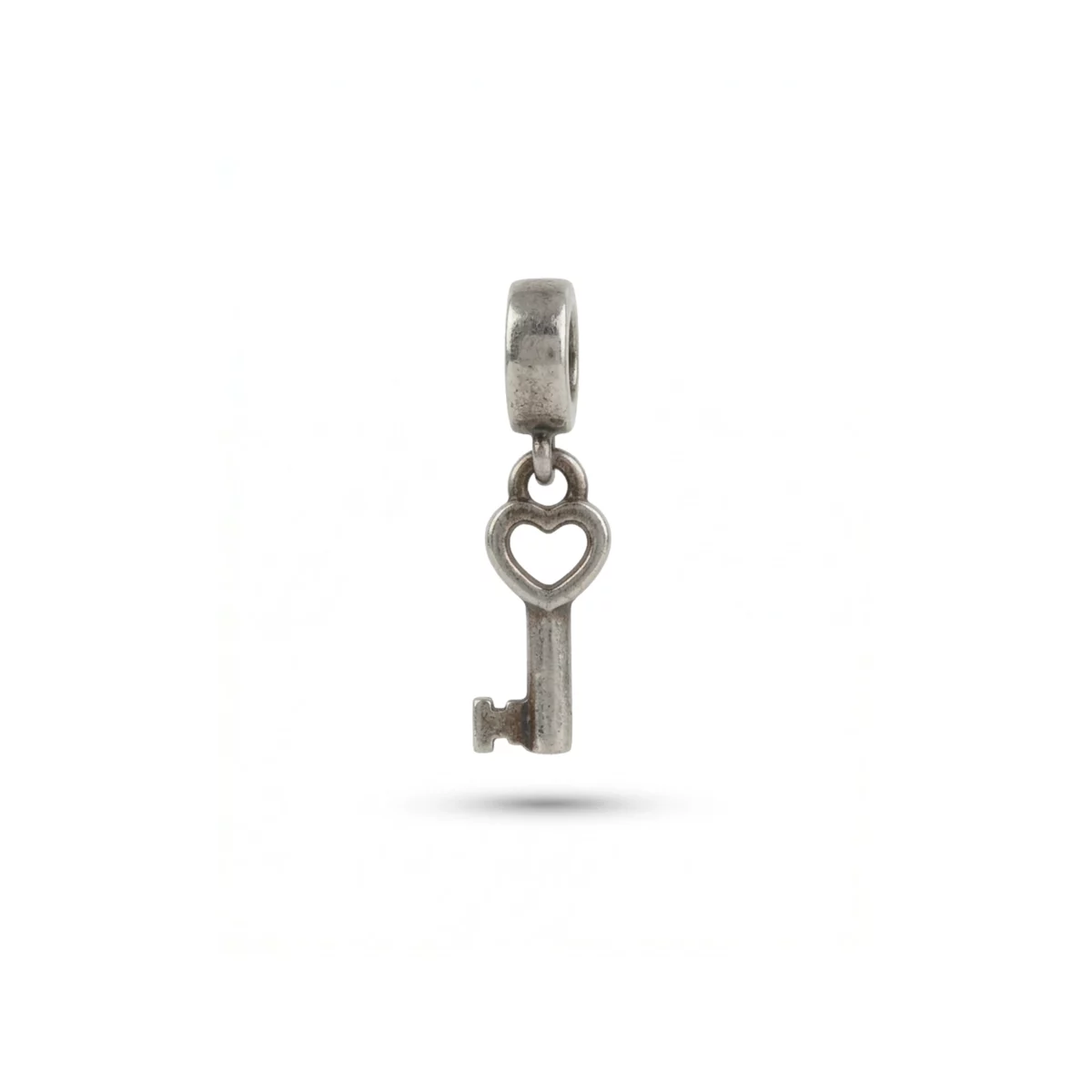 Silver Key charm