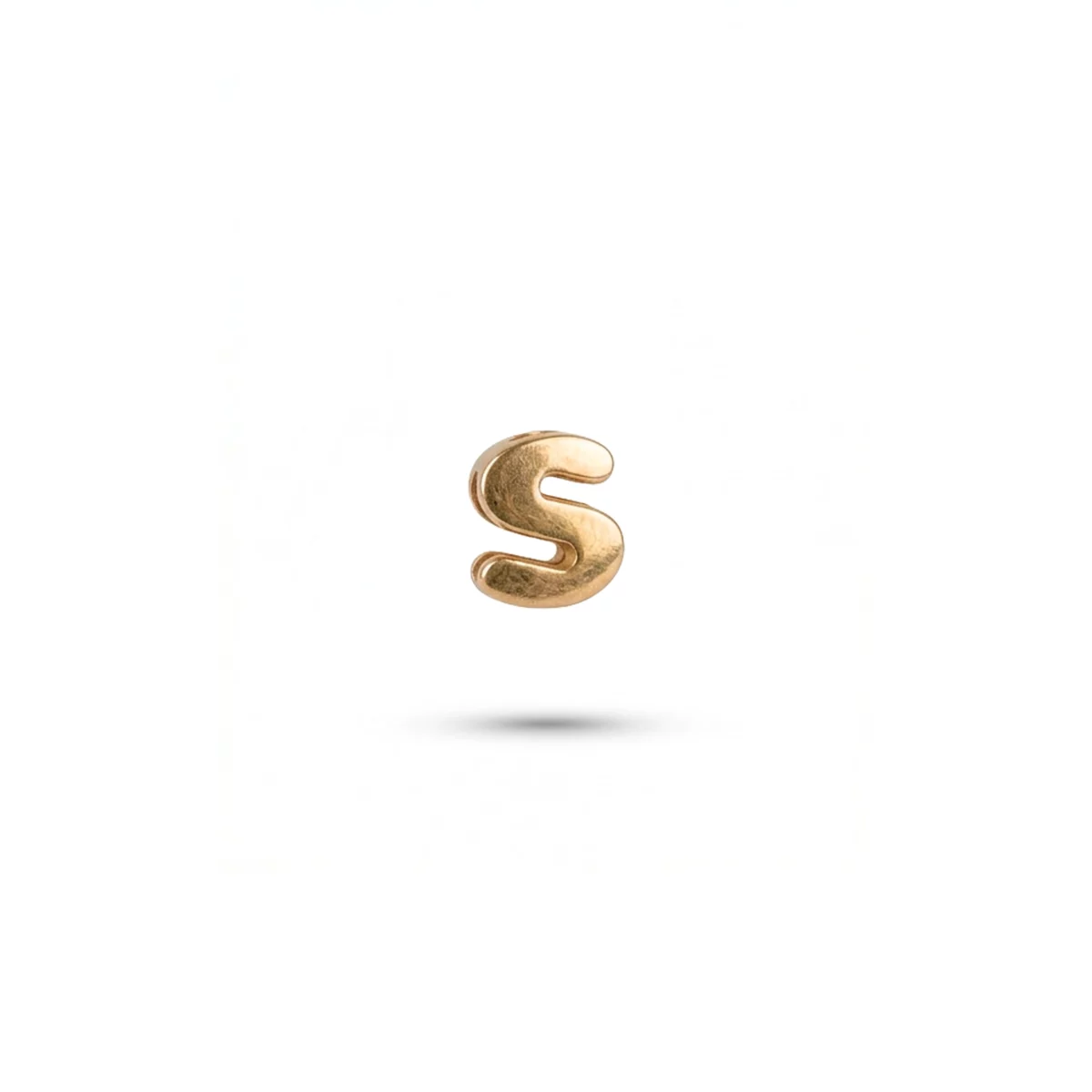 Charm lettera S gold