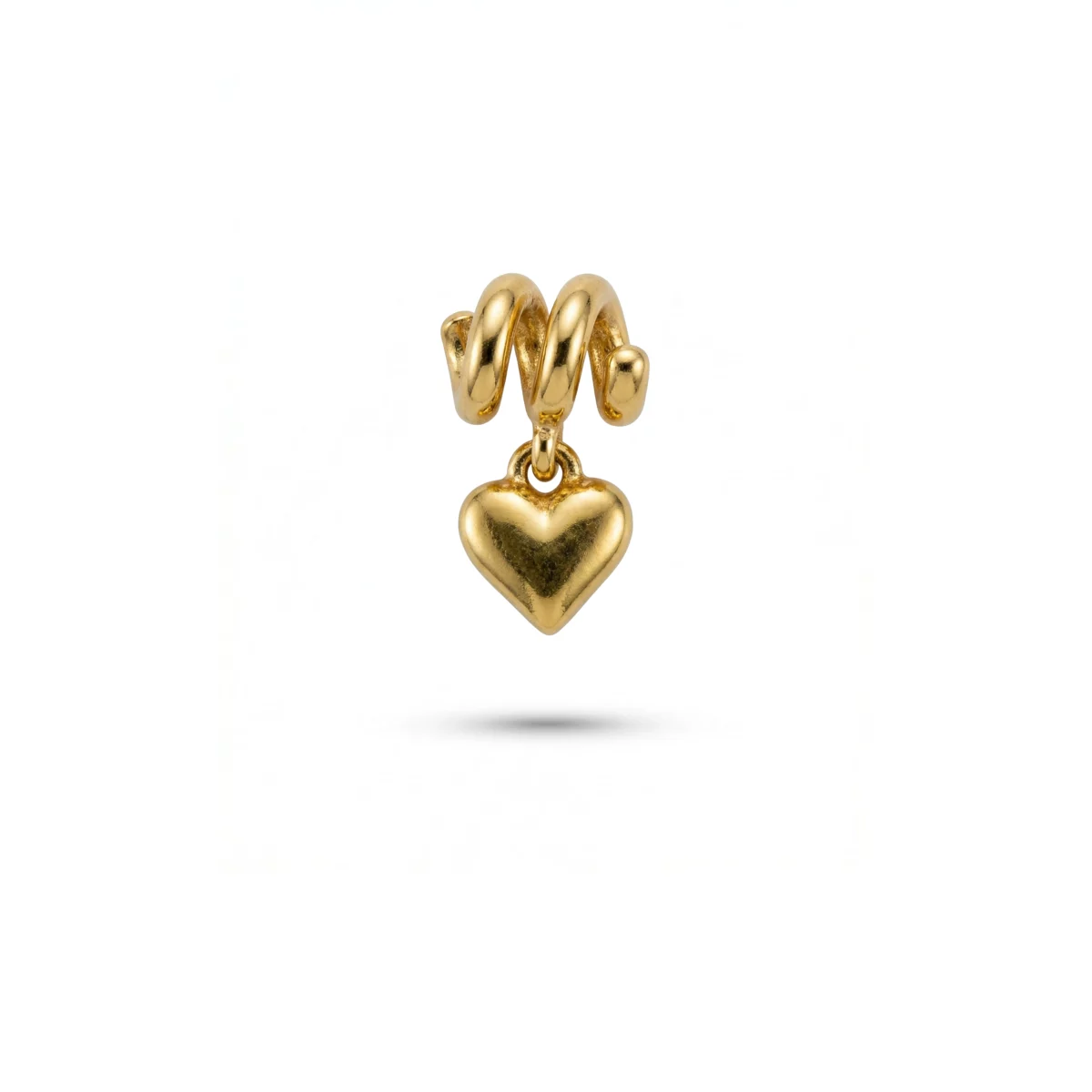 Charm Cuore pendente gold