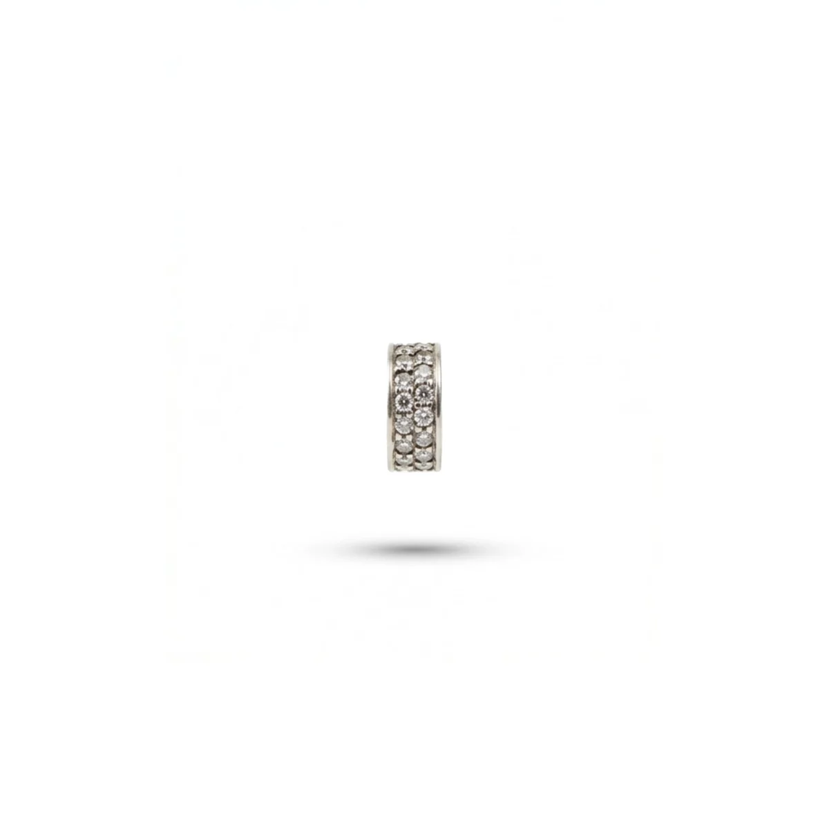 Silver Pavé charm