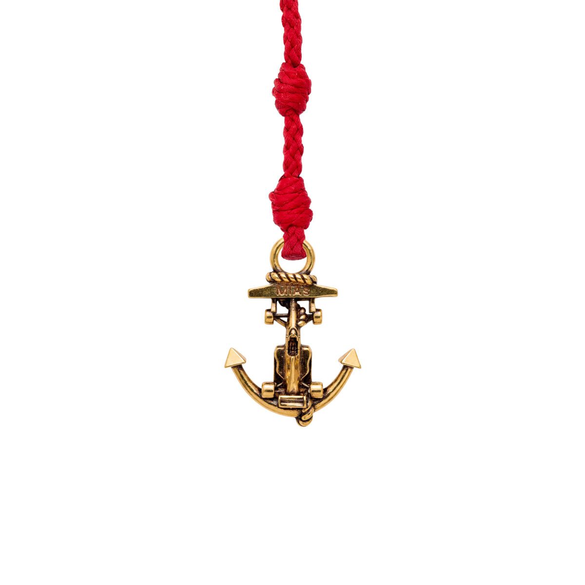 Love Boat &ndash; Anchor Bracelet and Silver Spheres with Knots (Copia) (Copia) (Copia) (Copia)