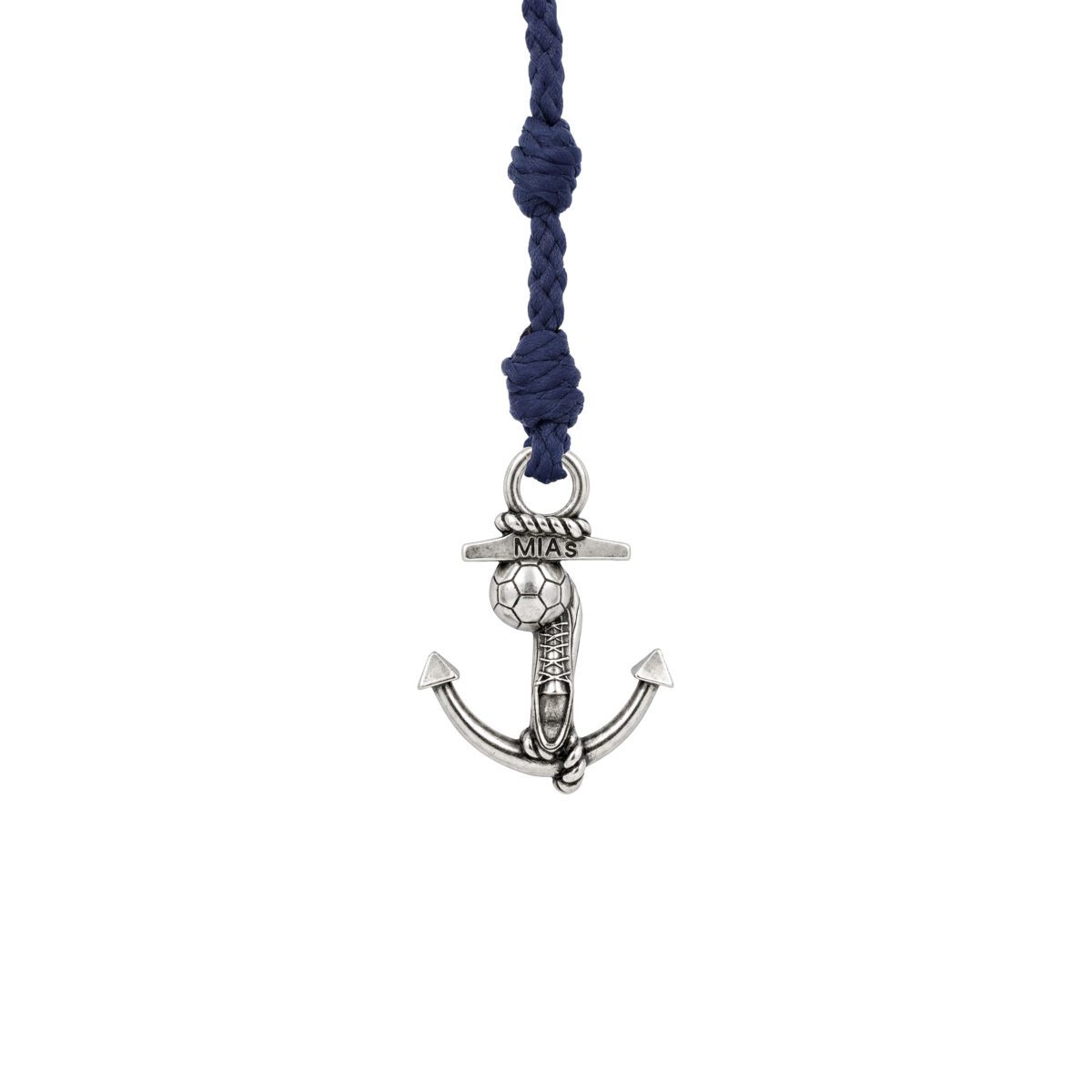 Love Boat &ndash; Anchor Bracelet and Silver Spheres with Knots (Copia) (Copia) (Copia) (Copia) (Copia)